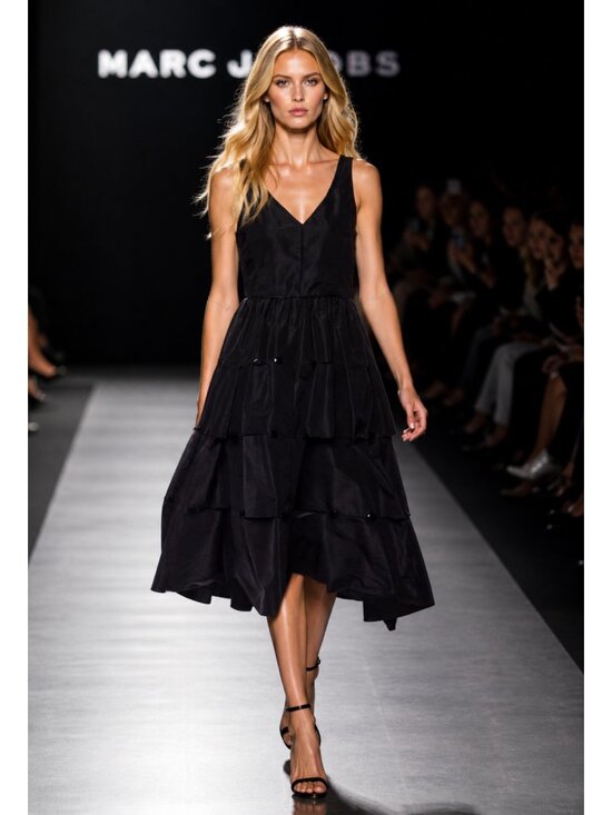 Runway M arc Jacobs Dresses & Skirts - Runway Marc Jacobs Silk Midi Length Dress Size: S US 4 New